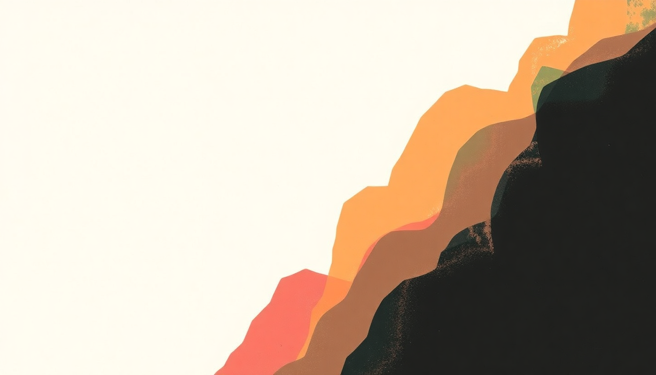 Fan-driven abstract illustration evoking the emotional arc of Sheena Is a Punk Rocker by Ramones