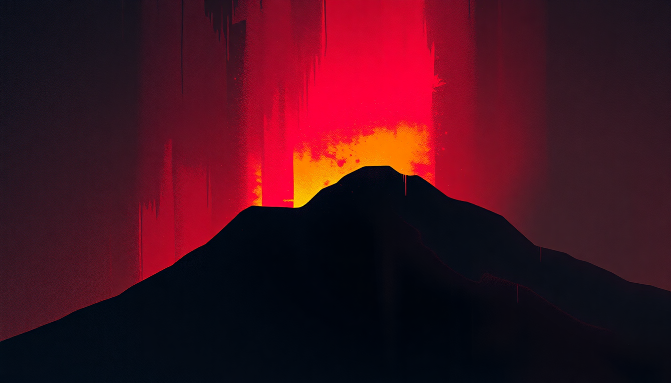 Fan-driven abstract illustration evoking the emotional arc of Show and Prove by Big Daddy Kane