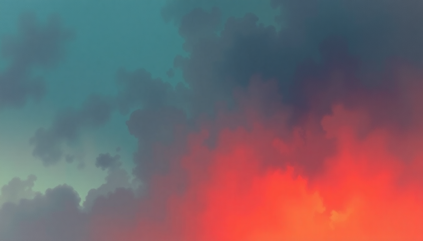 Fan-driven abstract illustration evoking the emotional arc of Show of Strength by Echo & the Bunnymen