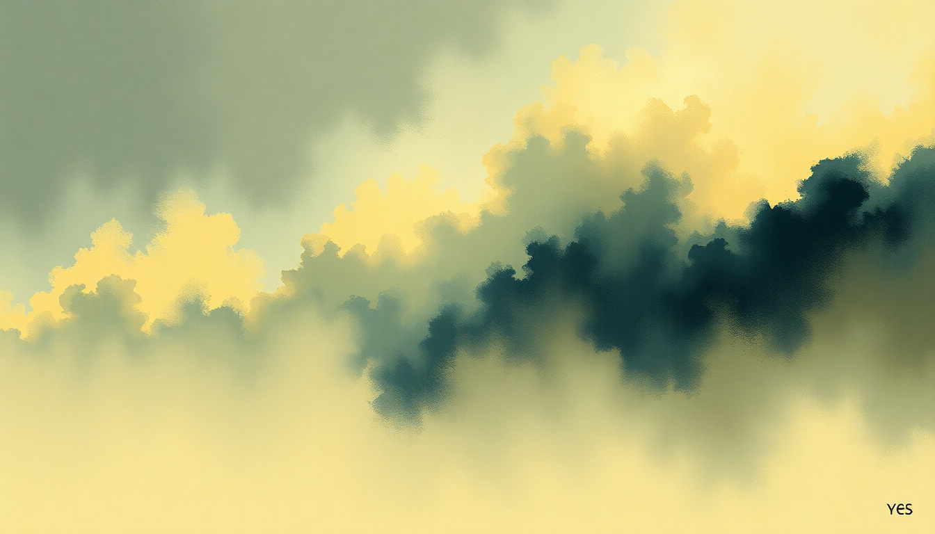 Fan-driven abstract illustration evoking the emotional arc of Siberian Khatru by Yes