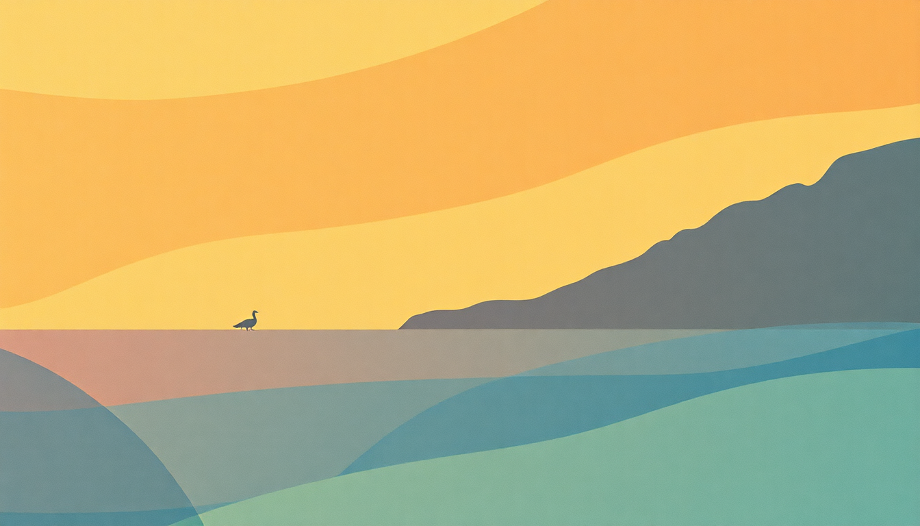 Fan-driven abstract illustration evoking the emotional arc of Sicily by Chick Corea