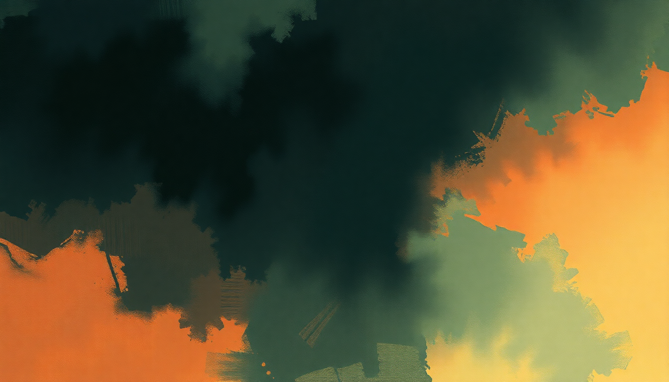 Fan-driven abstract illustration evoking the emotional arc of Sickman by Alice in Chains