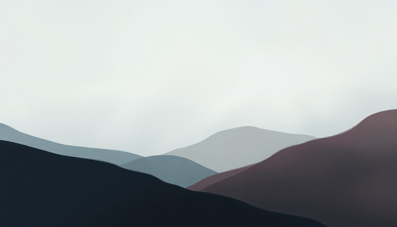 Fan-driven abstract illustration evoking the emotional arc of Silver by Bonobo