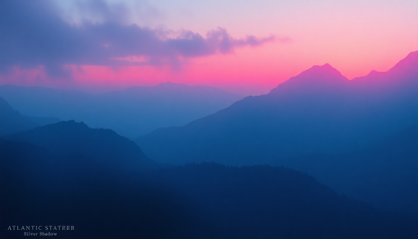 Fan-driven abstract illustration evoking the emotional arc of Silver Shadow by Atlantic Starr