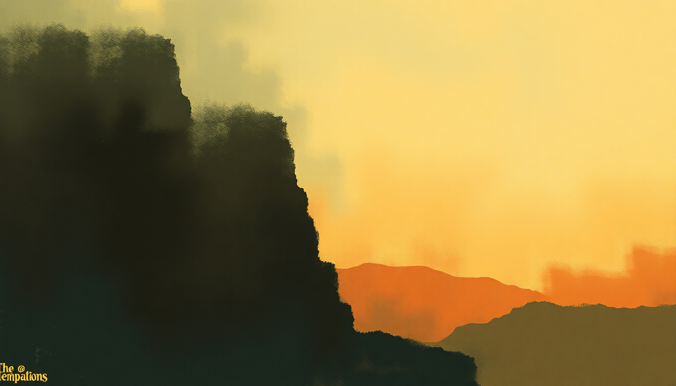 Fan-driven abstract illustration evoking the emotional arc of Since I Lost My Baby by The Temptations