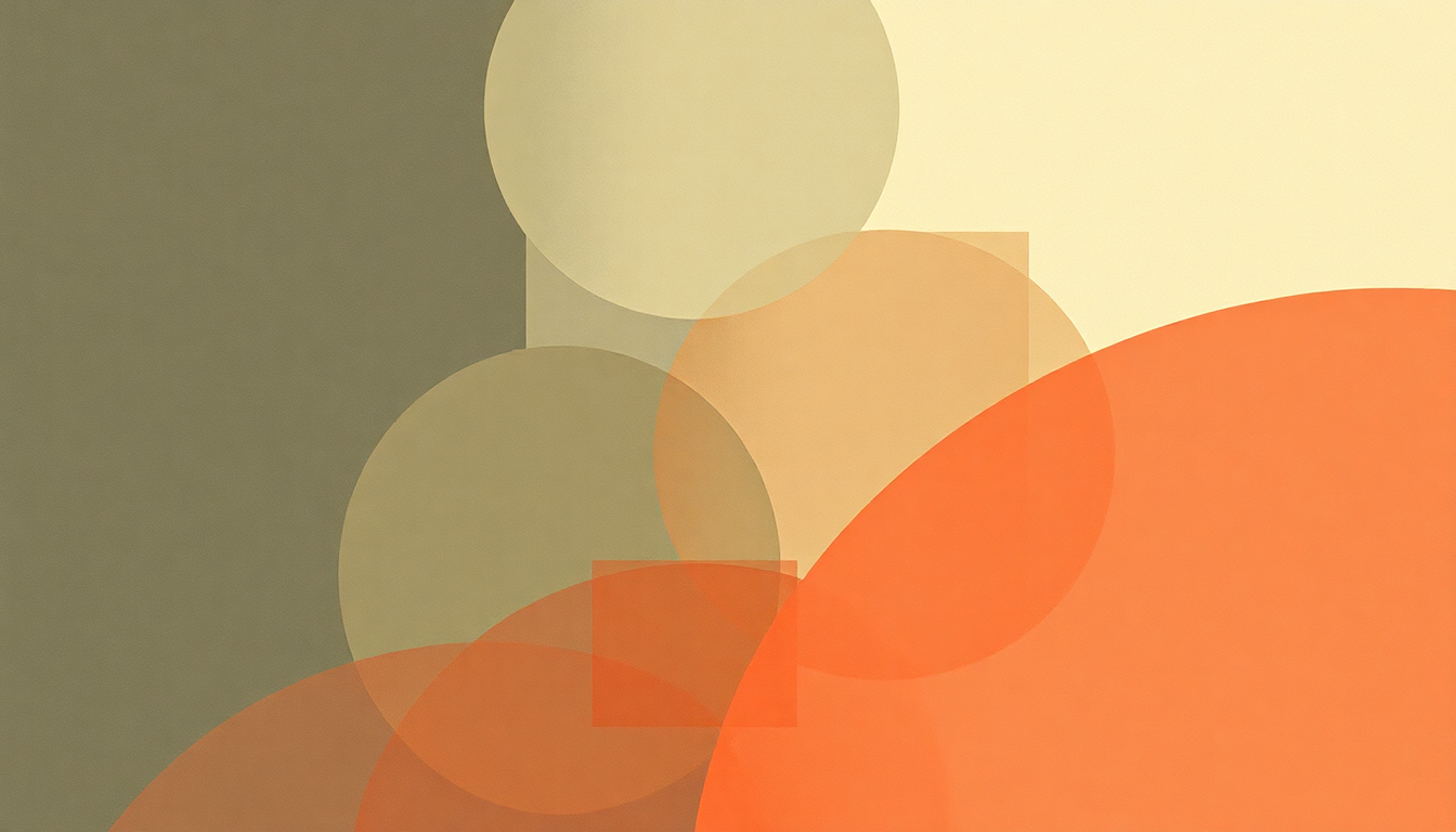 Fan-driven abstract illustration evoking the emotional arc of Sing by Four Tet