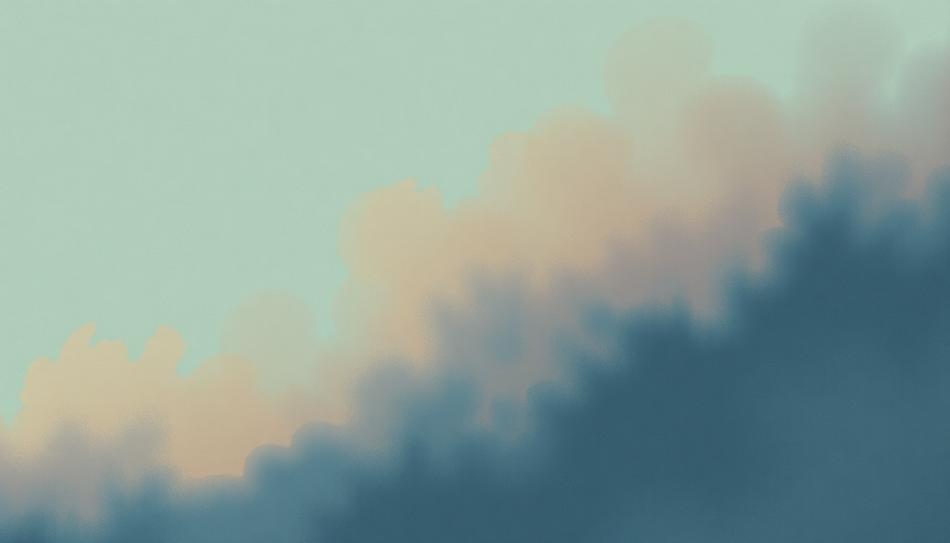 Fan-driven abstract illustration evoking the emotional arc of Sing My Loves by Cave In