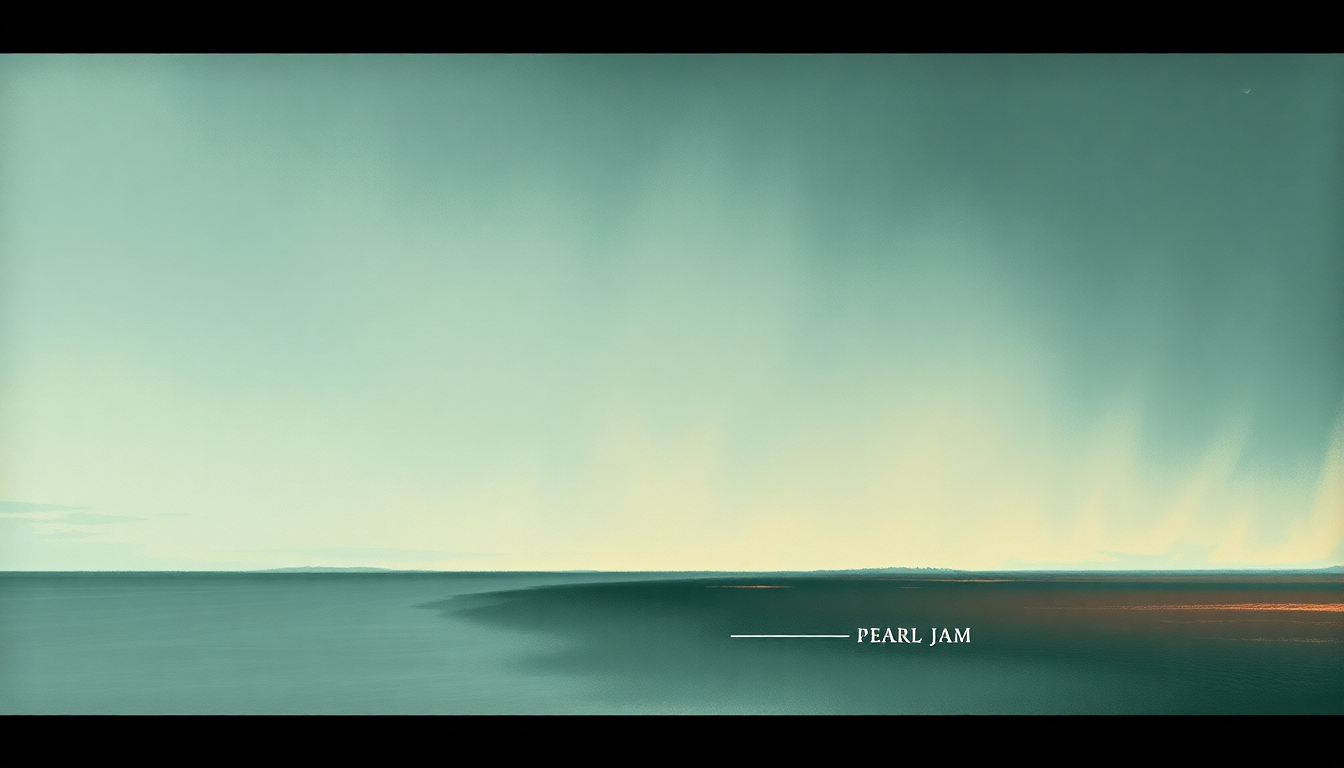 Fan-driven abstract illustration evoking the emotional arc of Sirens by Pearl Jam