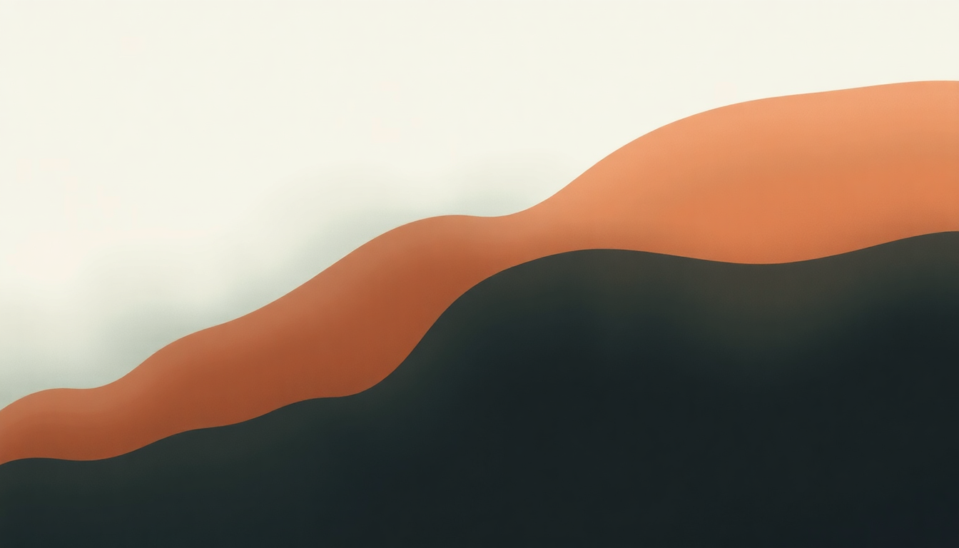 Fan-driven abstract illustration evoking the emotional arc of Slip Away by Perfume Genius