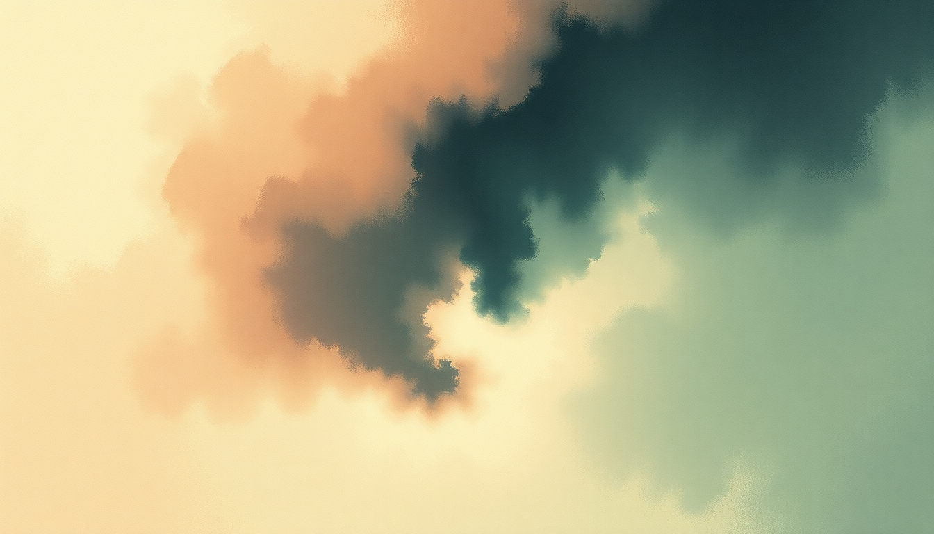 Fan-driven abstract illustration evoking the emotional arc of Sliver by Nirvana