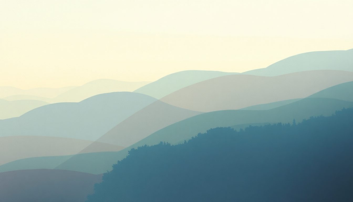 Fan-driven abstract illustration evoking the emotional arc of Slow and Steady Wins the Race by Pedro the Lion