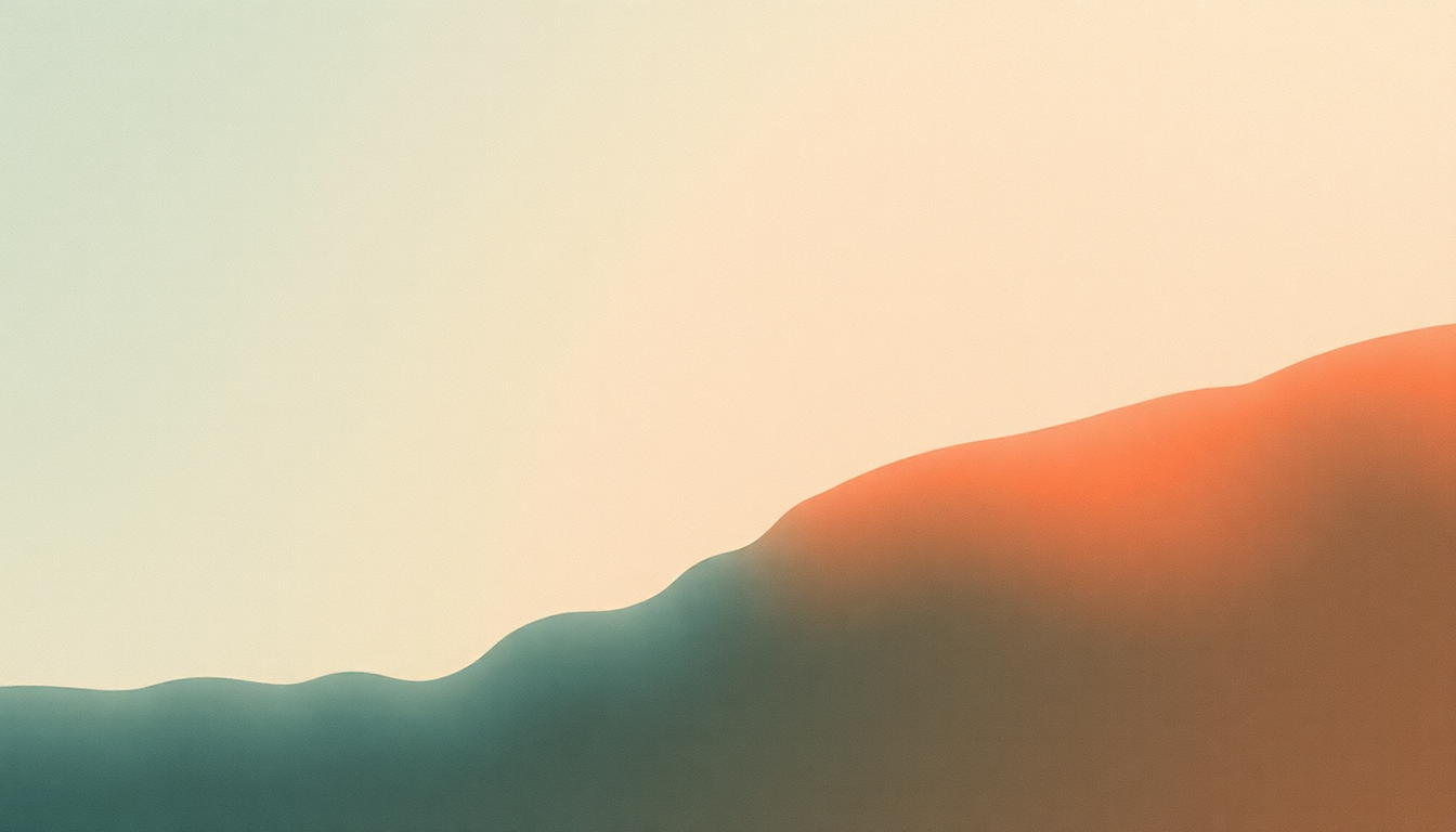 Fan-driven abstract illustration evoking the emotional arc of Slowly by Amon Tobin