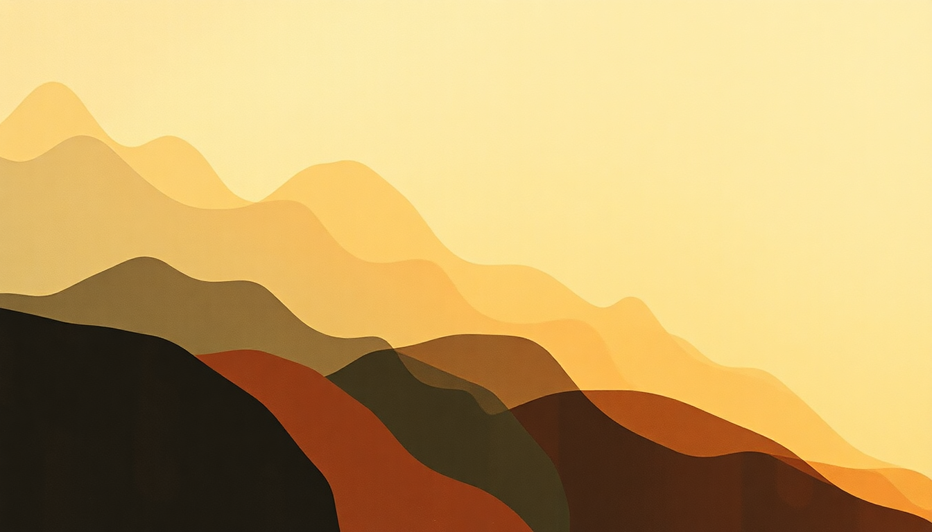 Fan-driven abstract illustration evoking the emotional arc of Smoke and Honey by Squirrel Flower