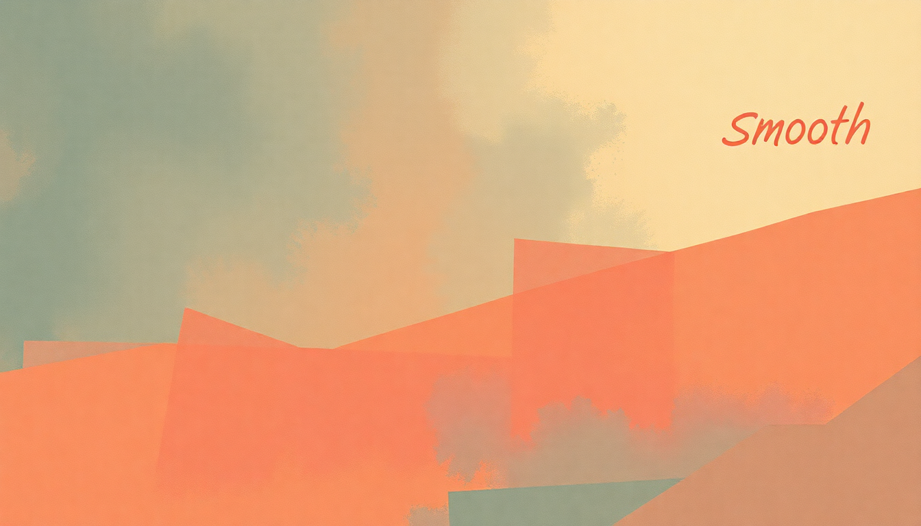 Fan-driven abstract illustration evoking the emotional arc of Smooth by Carlos Santana