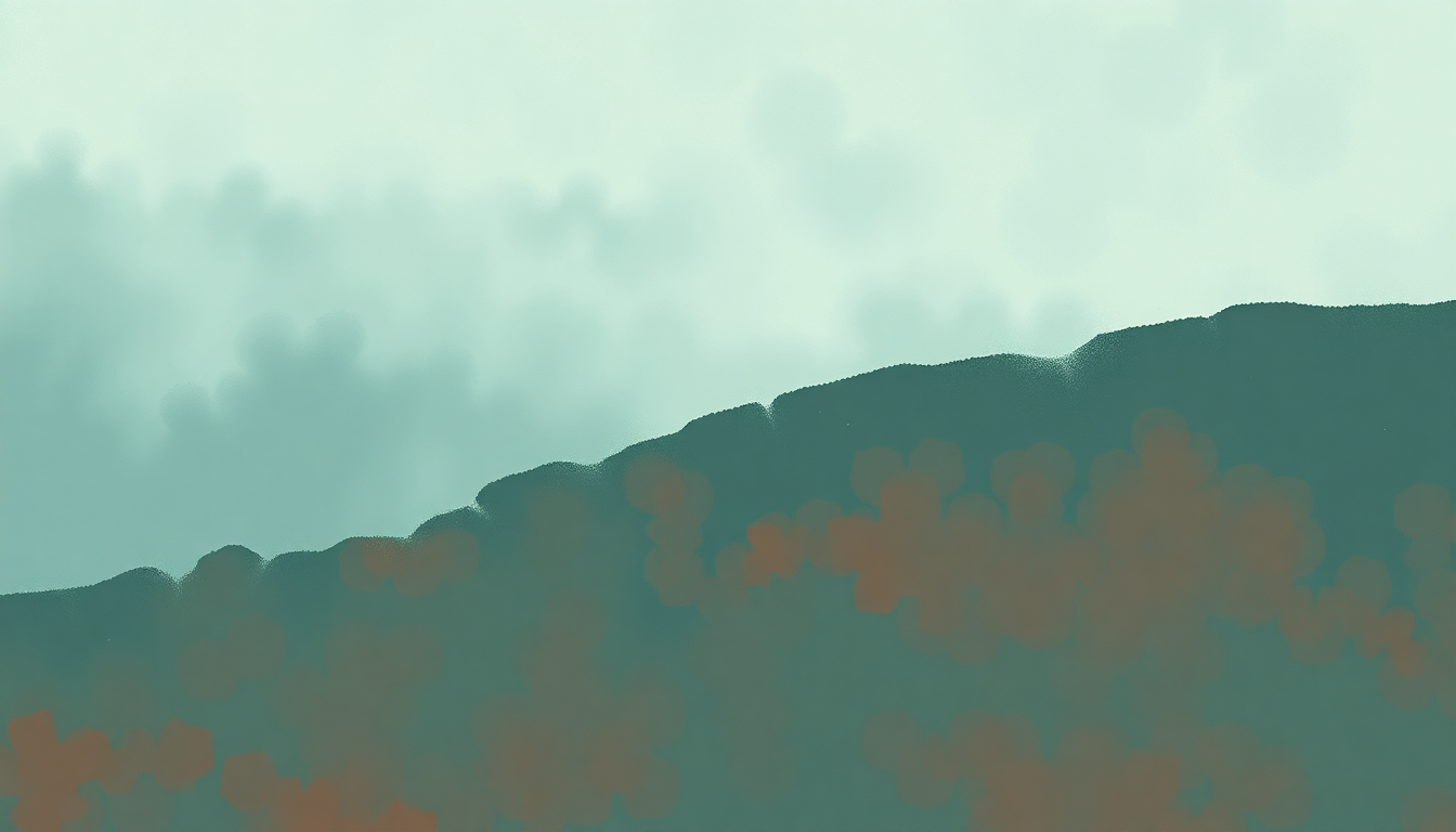 Fan-driven abstract illustration evoking the emotional arc of Snow on tha Bluff by J. Cole