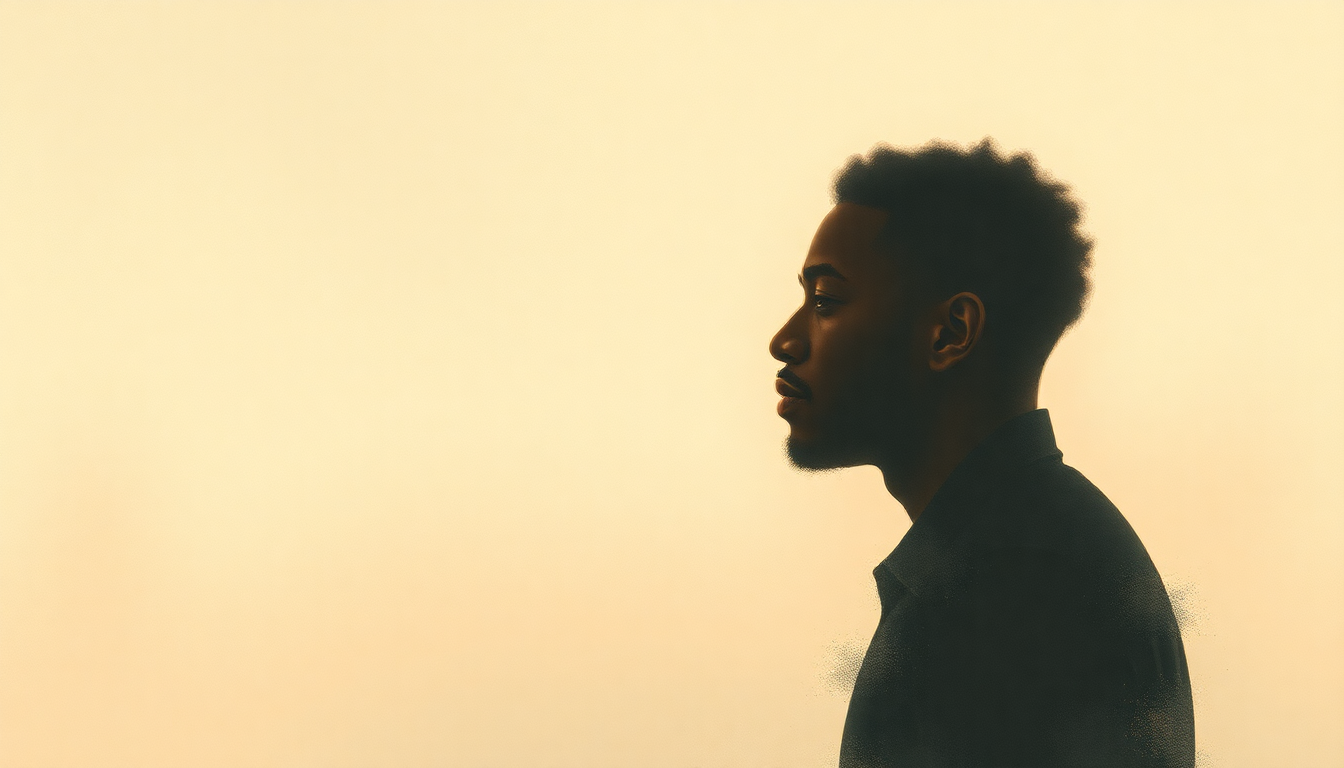 Fan-driven abstract illustration evoking the emotional arc of So High by John Legend