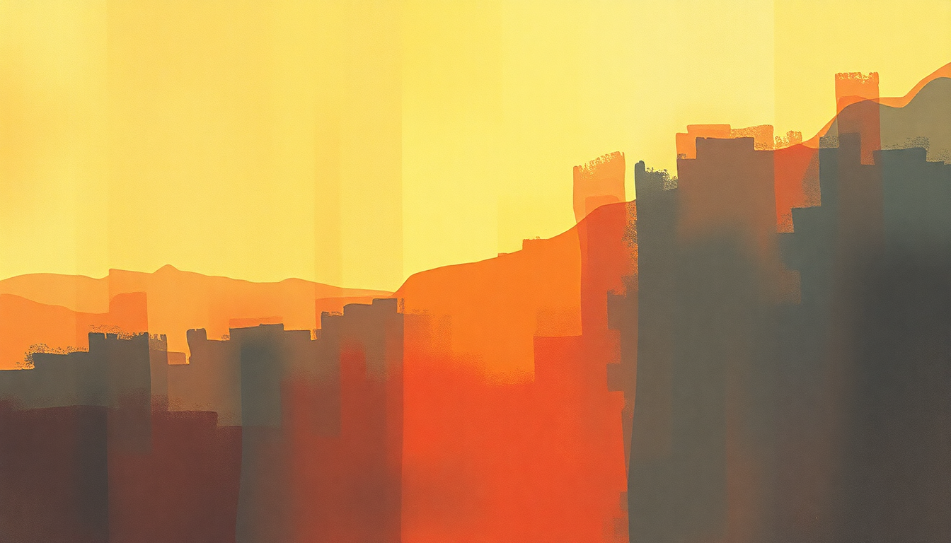 Fan-driven abstract illustration evoking the emotional arc of Somebody to Love by Jefferson Airplane