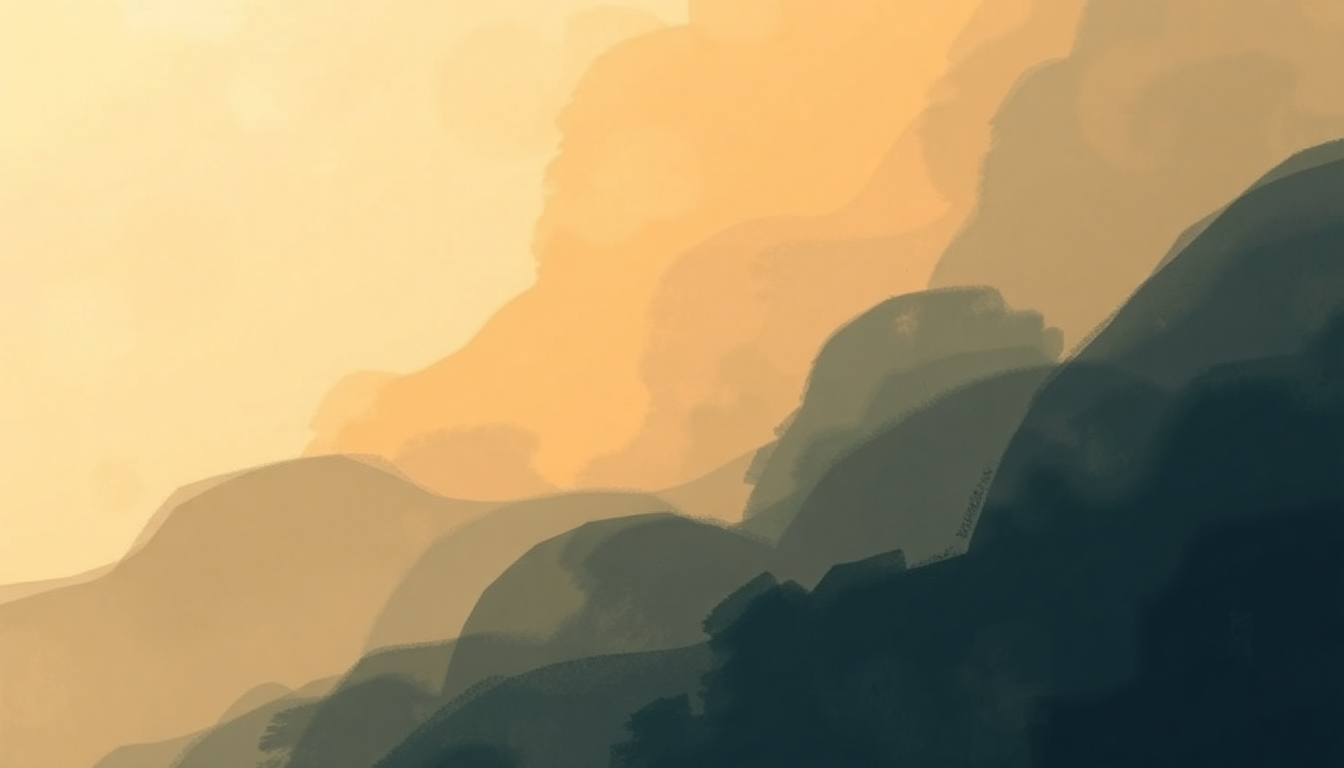 Fan-driven abstract illustration evoking the emotional arc of Someday by Ledisi