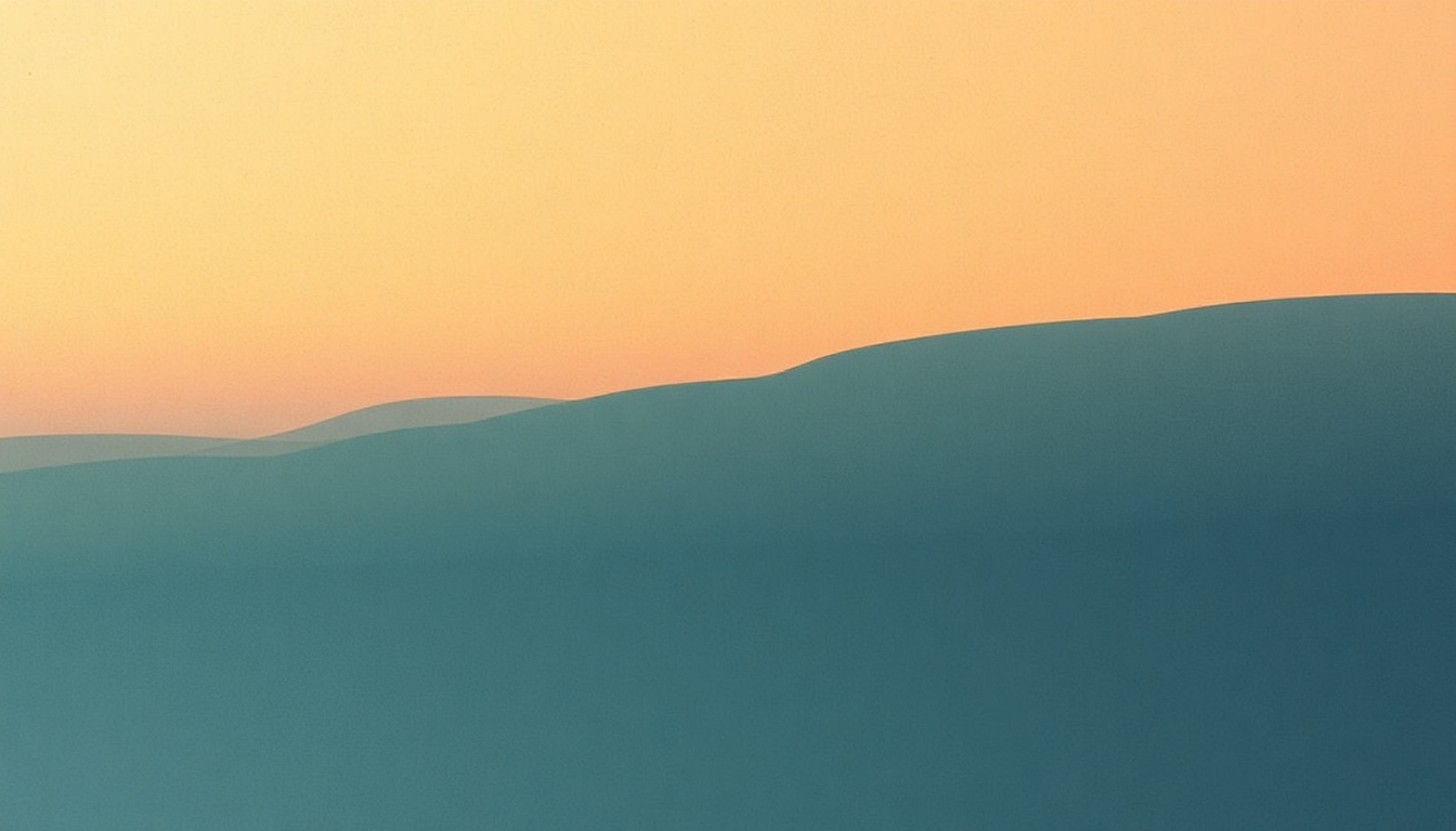 Fan-driven abstract illustration evoking the emotional arc of Sometimes by Sunny Day Real Estate