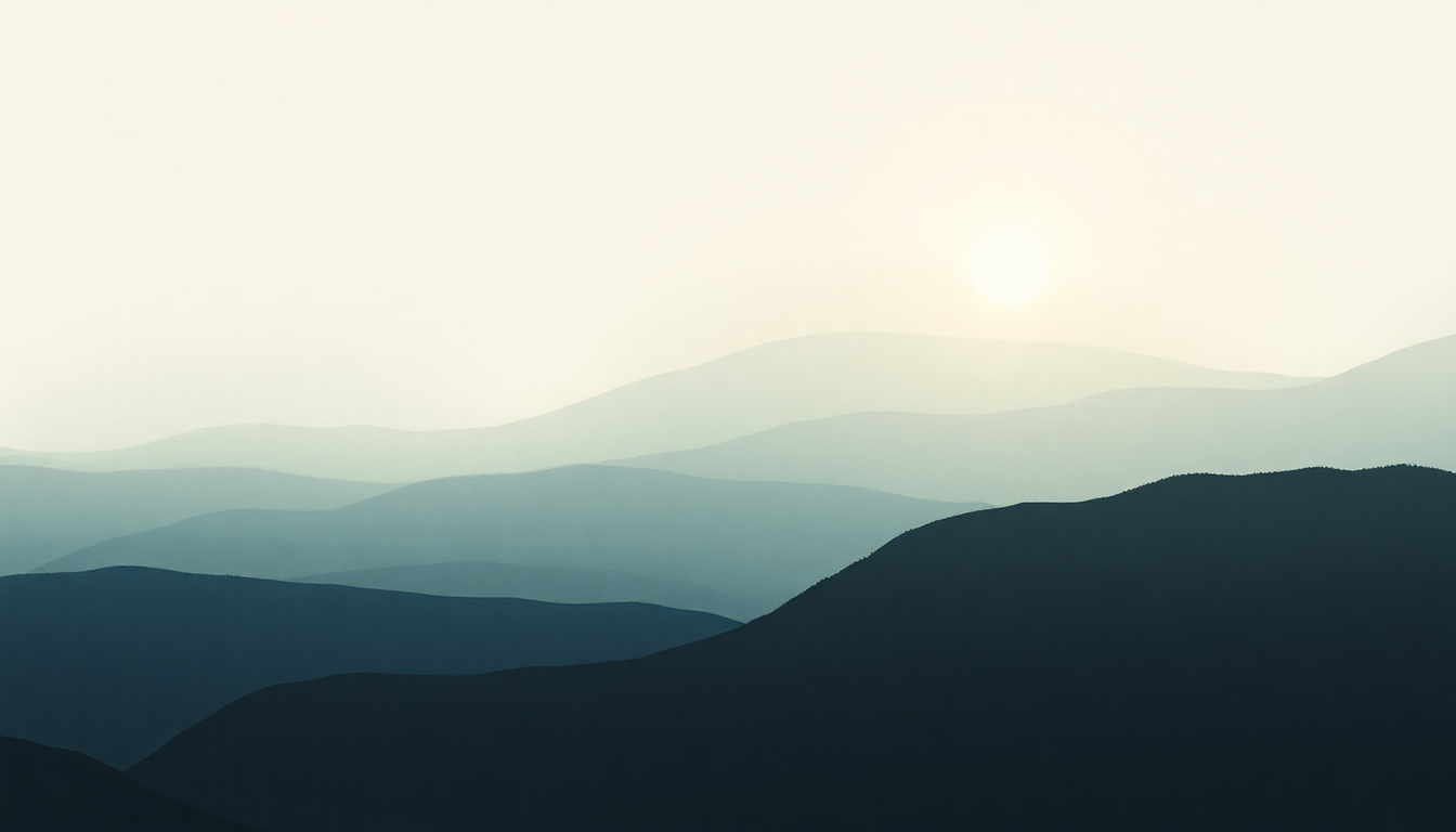 Fan-driven abstract illustration evoking the emotional arc of Song for Dan Treacy by MGMT