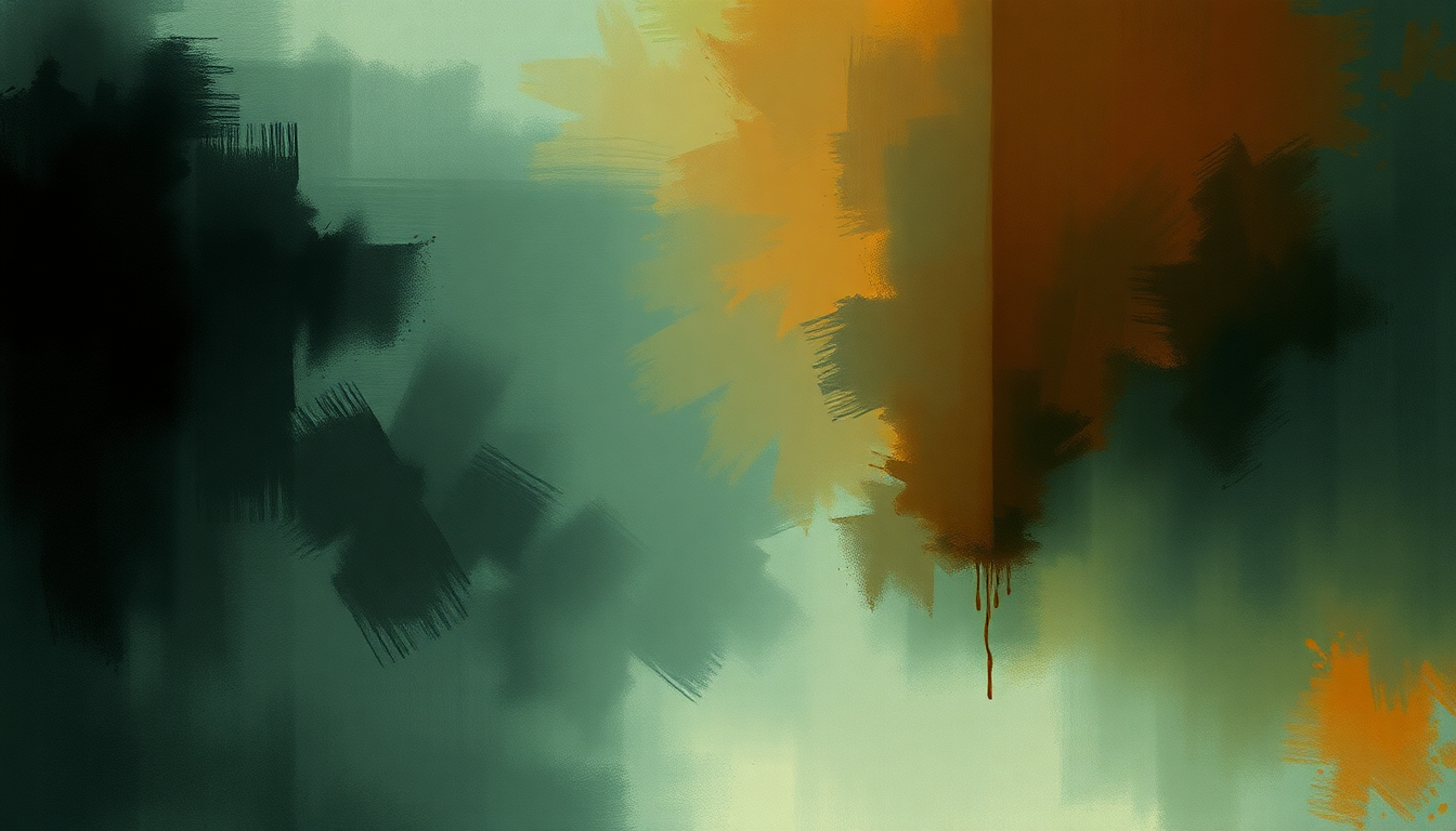 Fan-driven abstract illustration evoking the emotional arc of Sorceress by Opeth