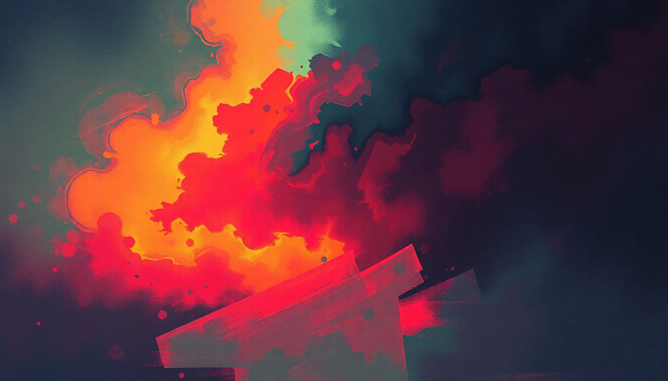 Fan-driven abstract illustration evoking the emotional arc of Soul Craft by Bad Brains