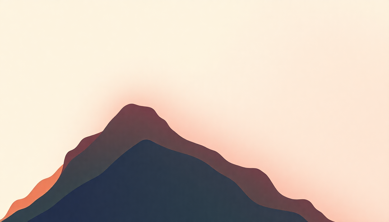 Fan-driven abstract illustration evoking the emotional arc of South Side by Moby