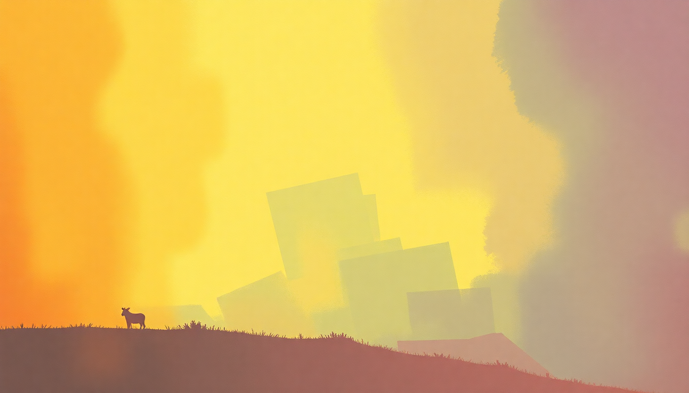 Fan-driven abstract illustration evoking the emotional arc of Southbound by Allman Brothers Band