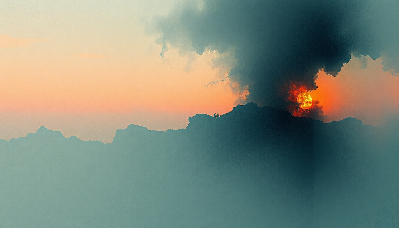 Fan-driven abstract illustration evoking the emotional arc of Space Bound by Eminem