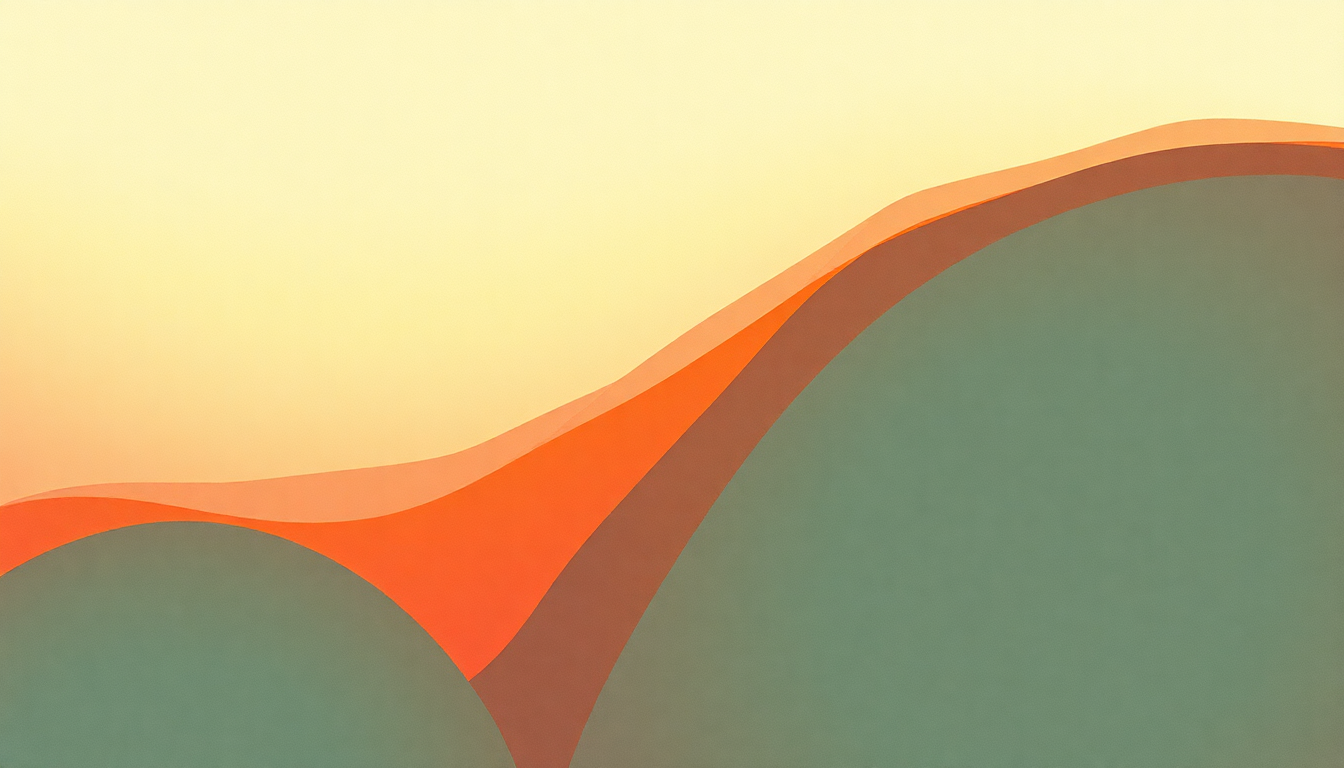 Fan-driven abstract illustration evoking the emotional arc of Spanish Heart by 808 State