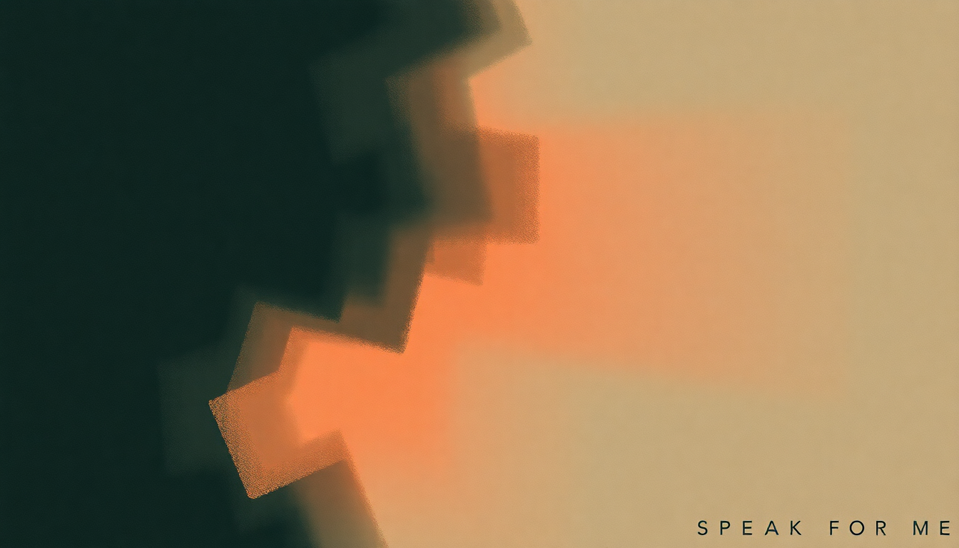 Fan-driven abstract illustration evoking the emotional arc of Speak For Me by Cat Power