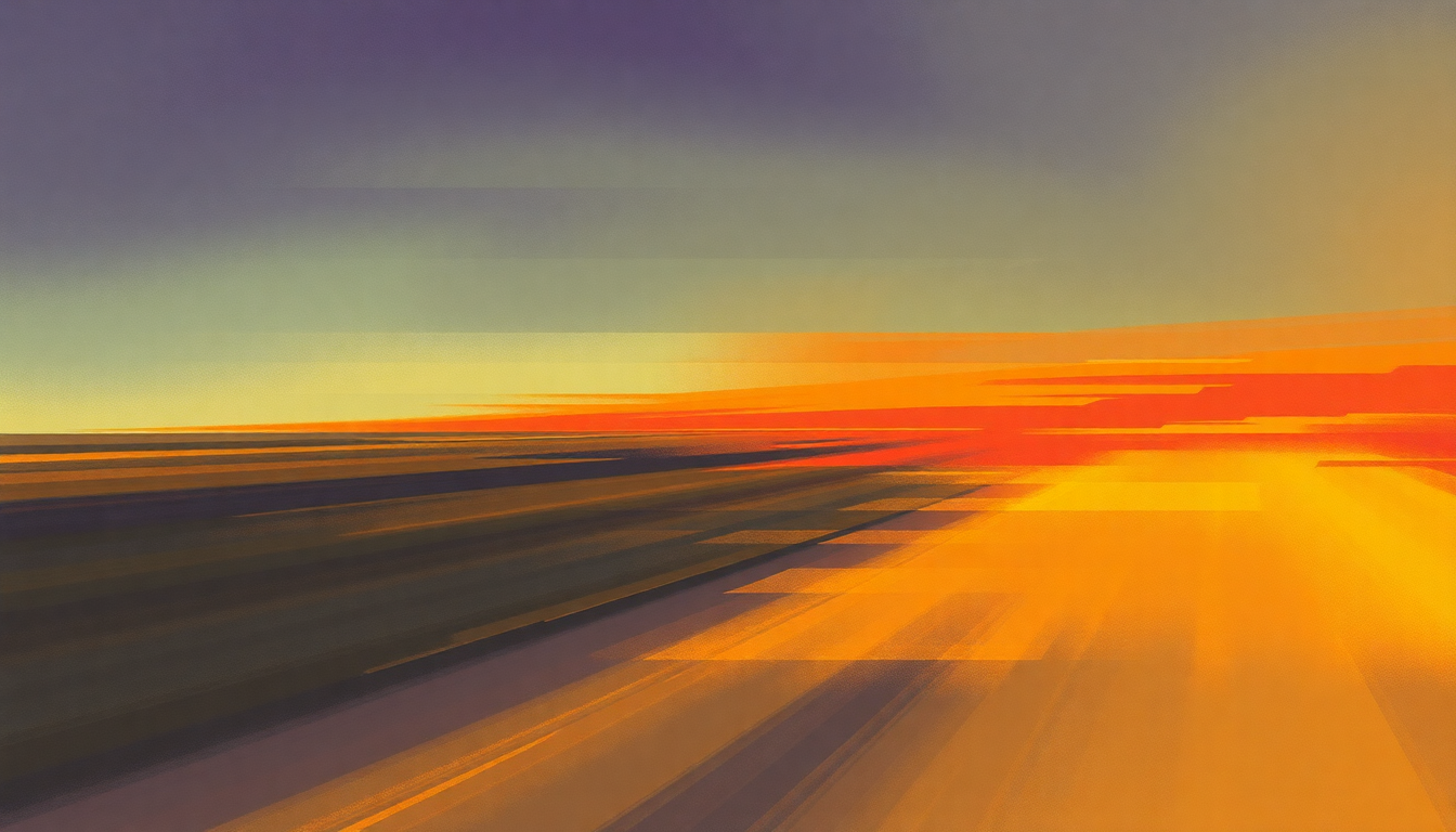 Fan-driven abstract illustration evoking the emotional arc of Speed King by Deep Purple
