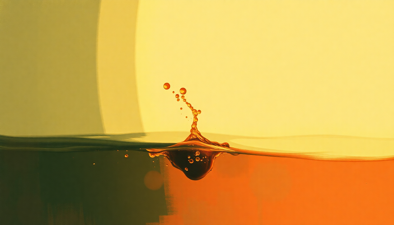 Fan-driven abstract illustration evoking the emotional arc of Splash 1 by 13th Floor Elevators