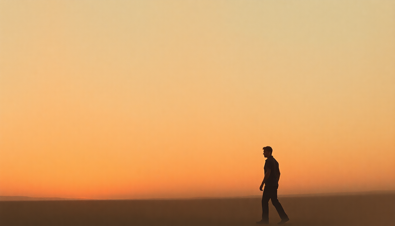 Fan-driven abstract illustration evoking the emotional arc of Stand by Your Man by Tammy Wynette