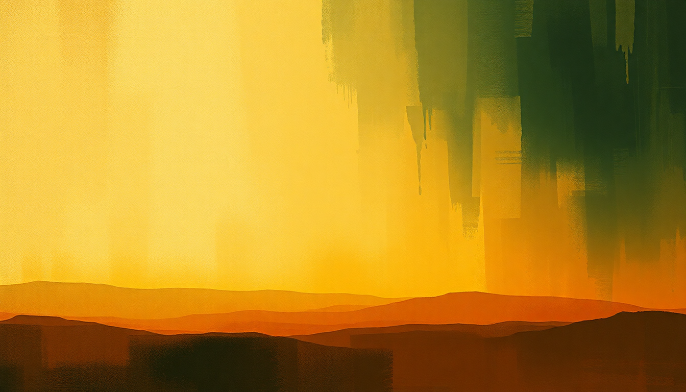 Fan-driven abstract illustration evoking the emotional arc of Standing Around Crying by Muddy Waters