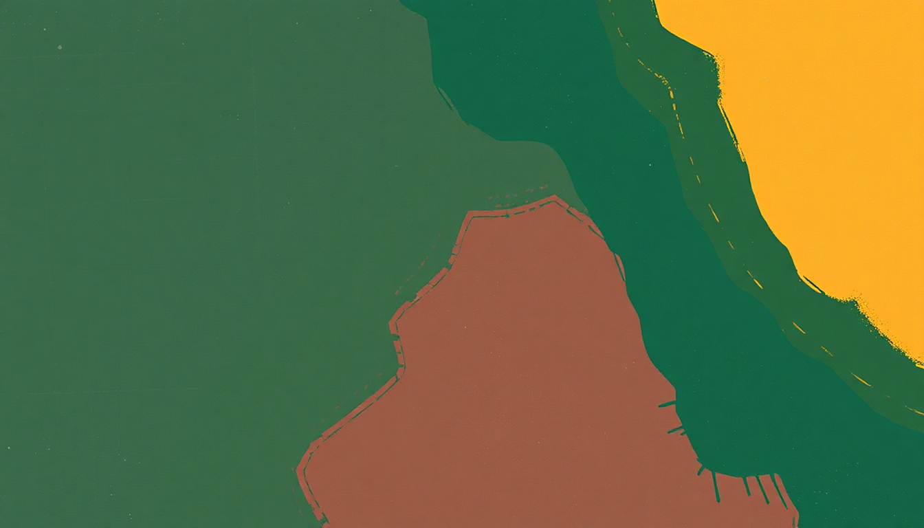 Fan-driven abstract illustration evoking the emotional arc of Start Choppin by Dinosaur Jr