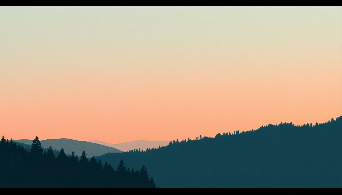 Fan-driven abstract illustration evoking the emotional arc of State Forest by Burial