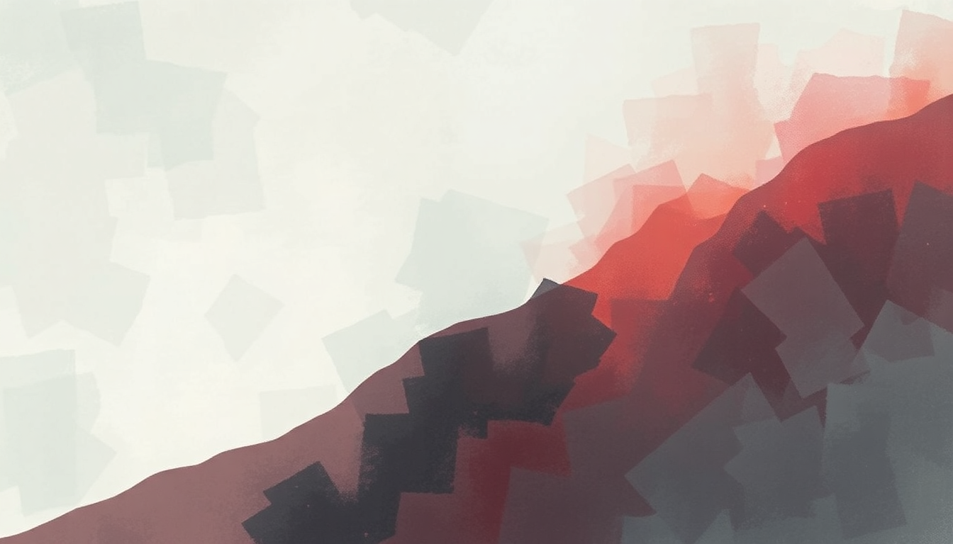 Fan-driven abstract illustration evoking the emotional arc of State of Grace by Taylor Swift