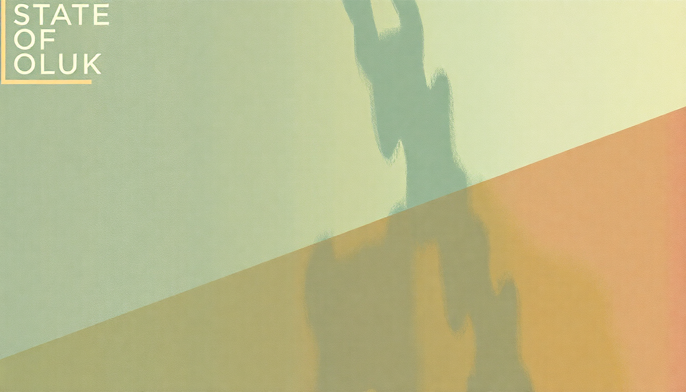 Fan-driven abstract illustration evoking the emotional arc of State of Mind by Clint Black