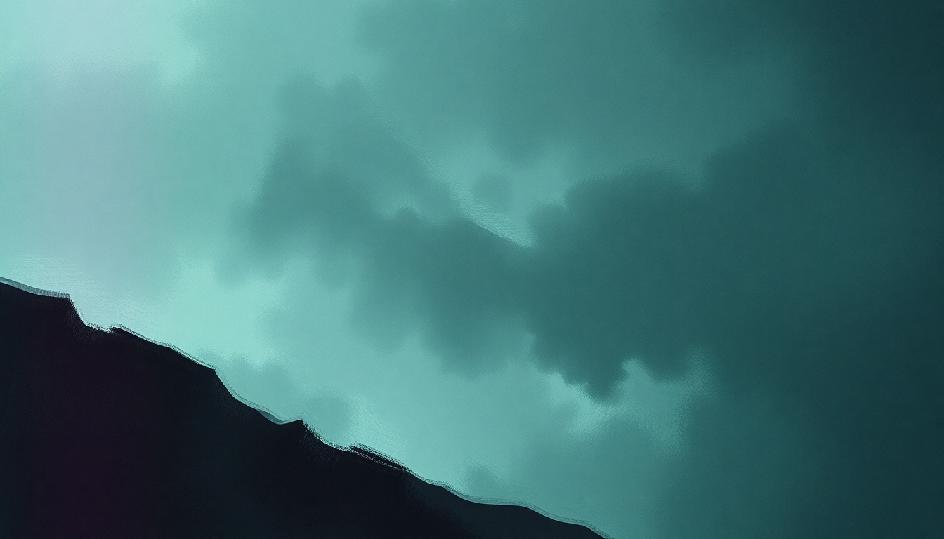 Fan-driven abstract illustration evoking the emotional arc of Stay Away by Nirvana