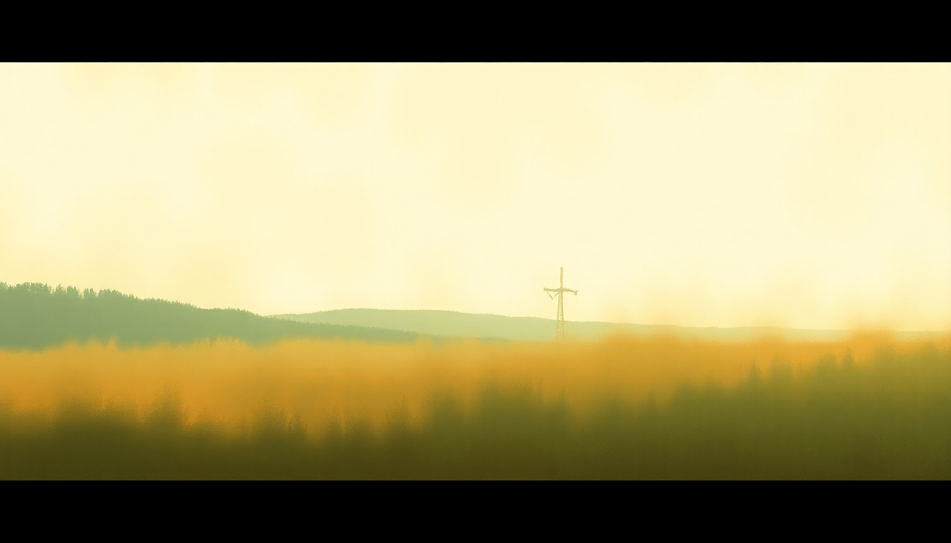 Fan-driven abstract illustration evoking the emotional arc of Stay by Jackson Browne