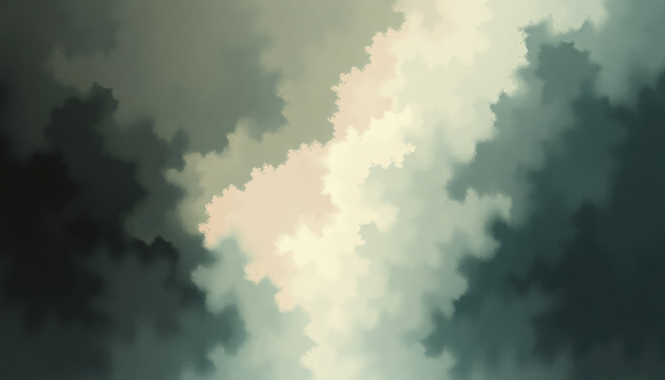 Fan-driven abstract illustration evoking the emotional arc of Steel That Sleeps the Eye by Baroness