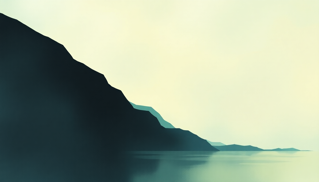 Fan-driven abstract illustration evoking the emotional arc of Stem Long Stem by DJ Shadow