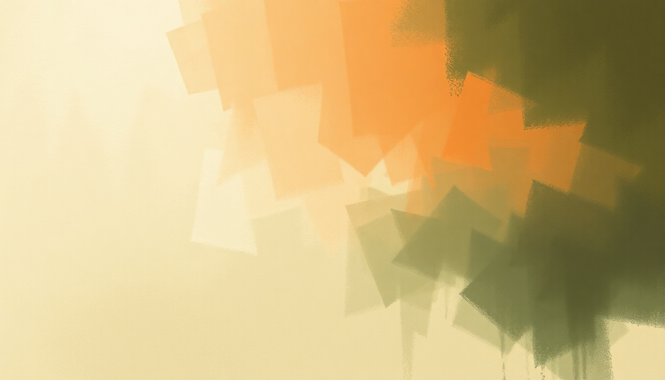 Fan-driven abstract illustration evoking the emotional arc of Step Back by Dirty Three