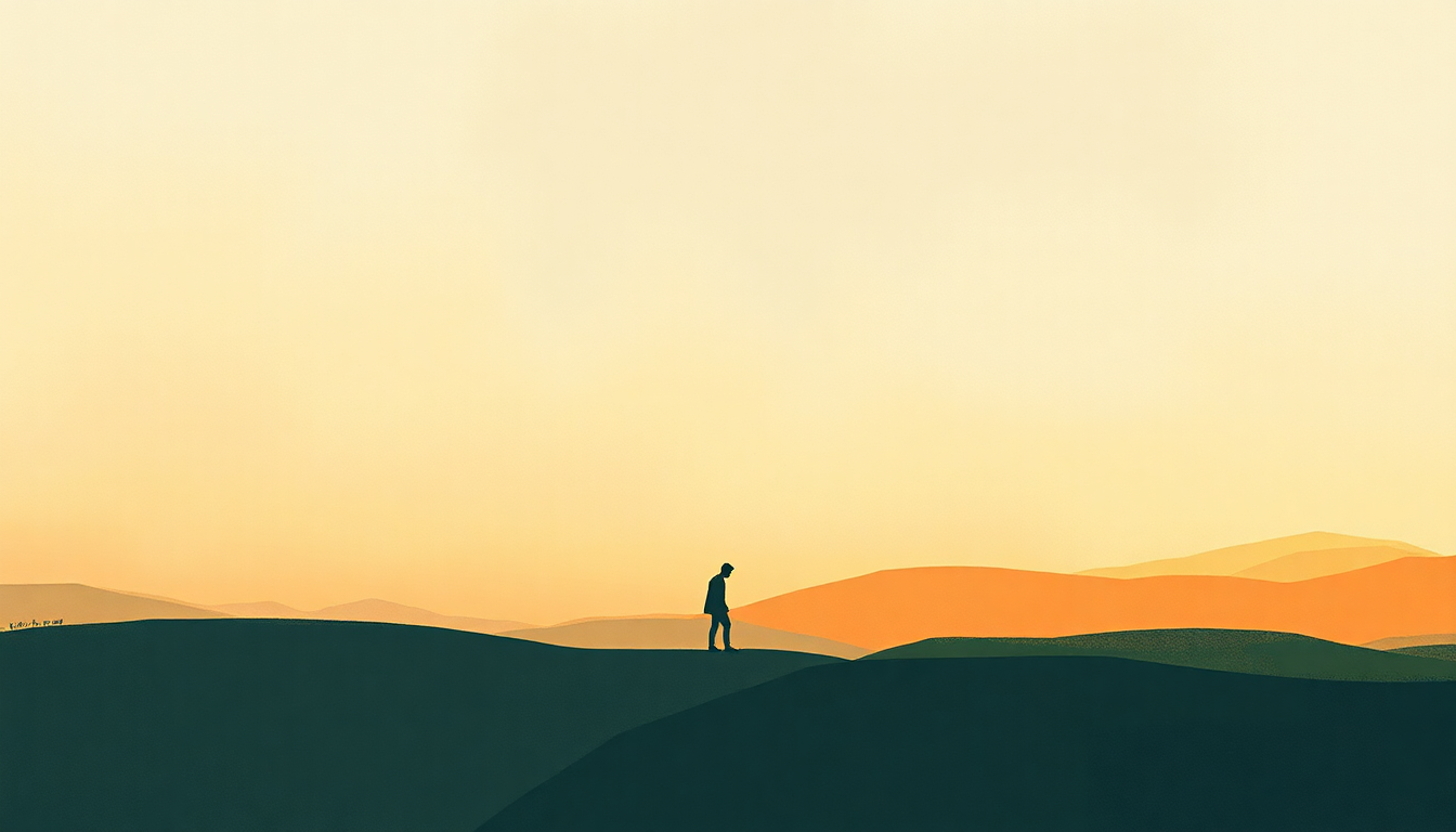 Fan-driven abstract illustration evoking the emotional arc of Stereo by John Legend