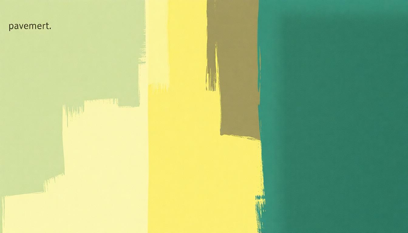 Fan-driven abstract illustration evoking the emotional arc of Stereo by Pavement