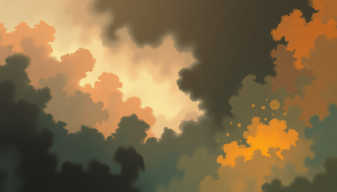 Fan-driven abstract illustration evoking the emotional arc of Stone Cold Crazy by Queen