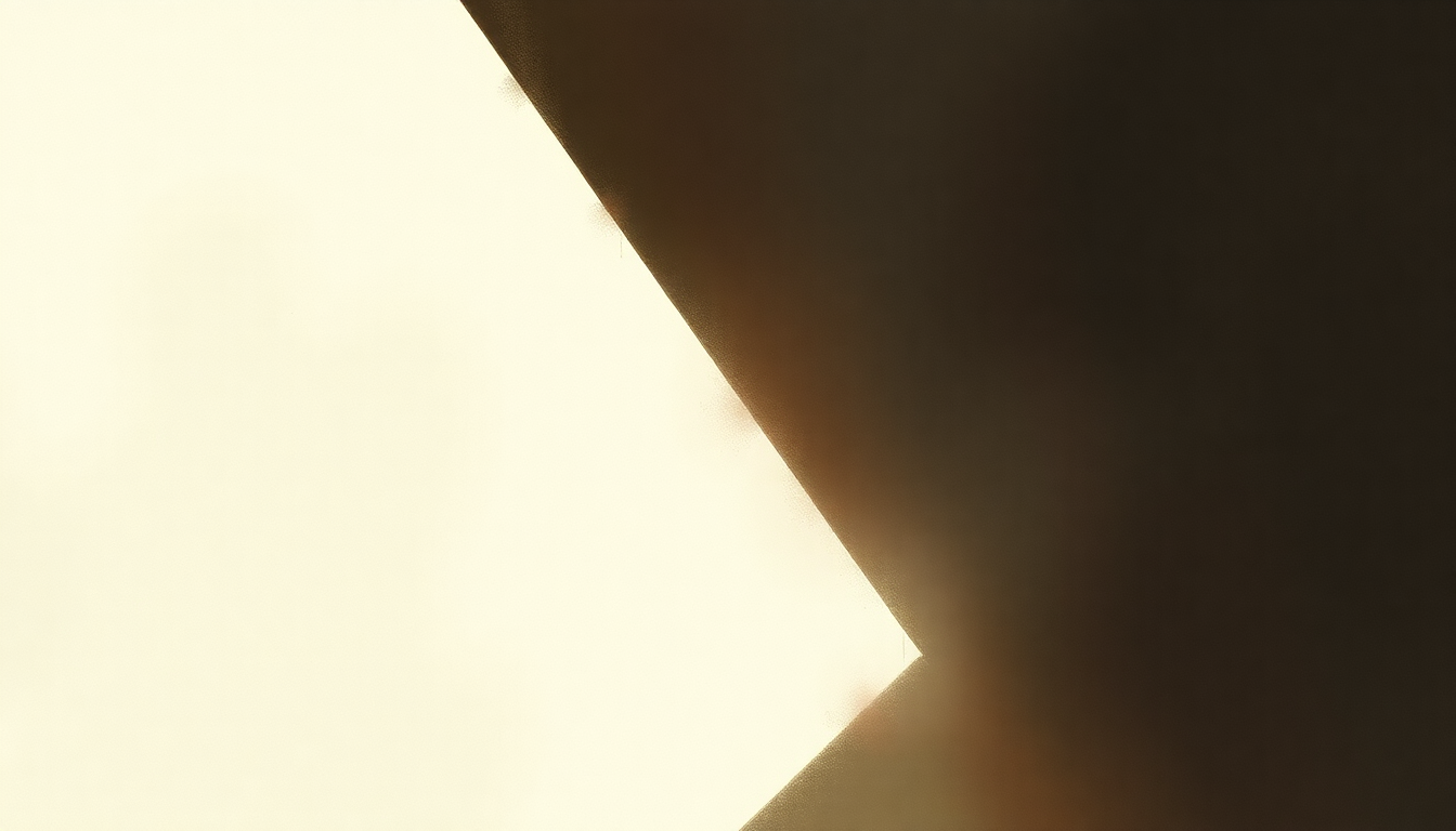 Fan-driven abstract illustration evoking the emotional arc of Stop This Train by John Mayer