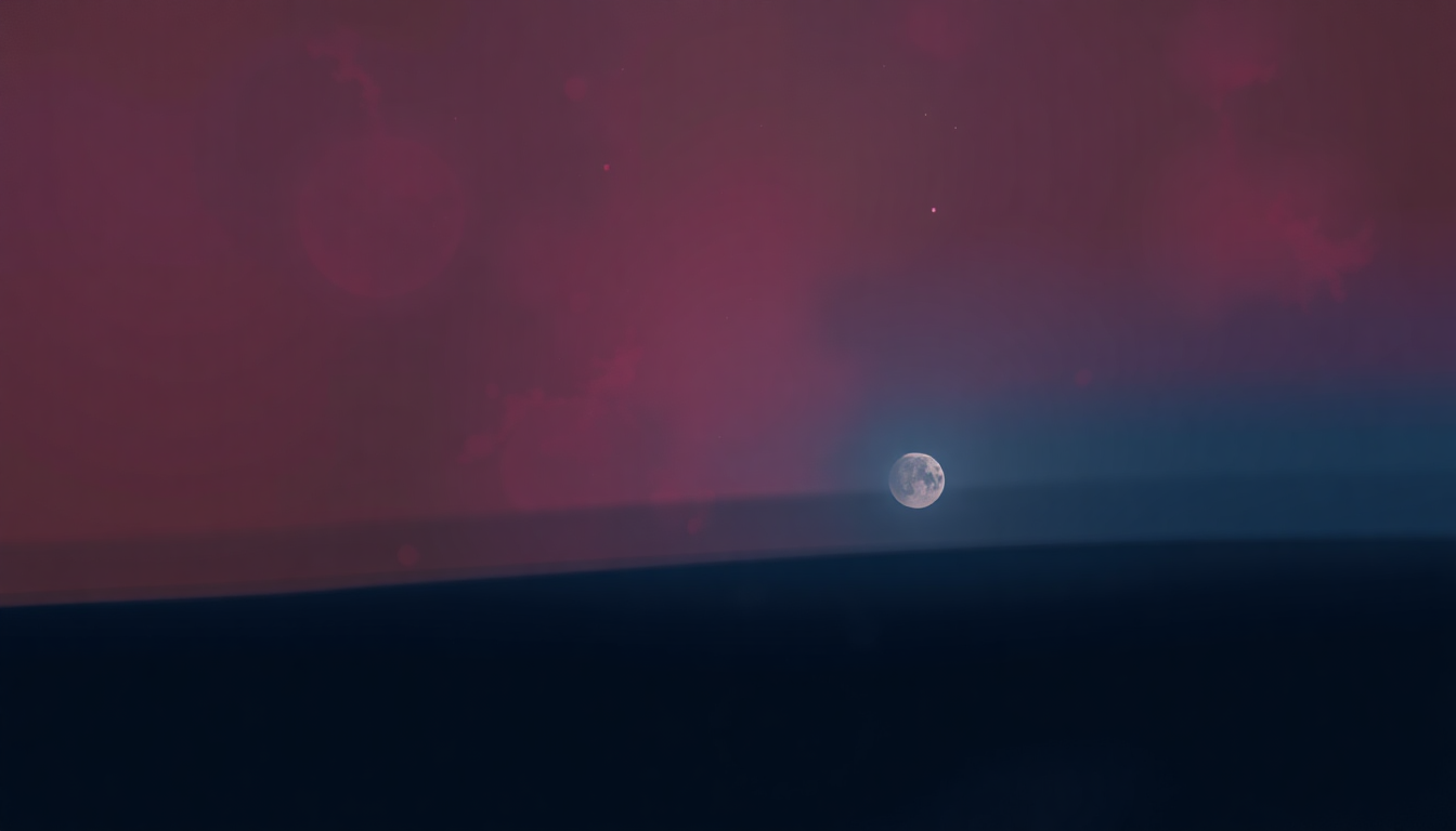 Fan-driven abstract illustration evoking the emotional arc of Straight Ahead by Kool and the Gang