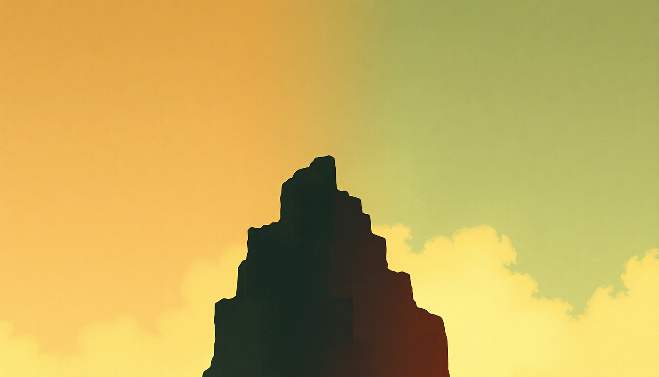 Fan-driven abstract illustration evoking the emotional arc of Strange Timez by Gorillaz